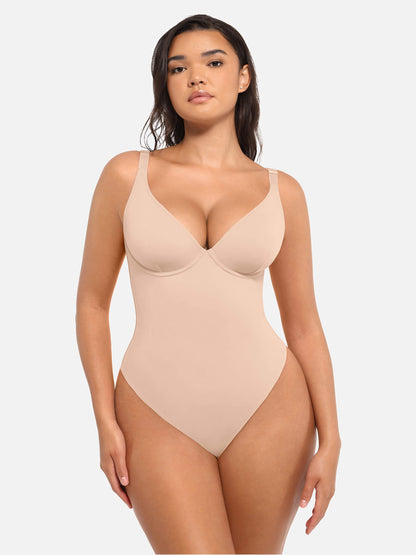 V-Plunge Support Bodysuit