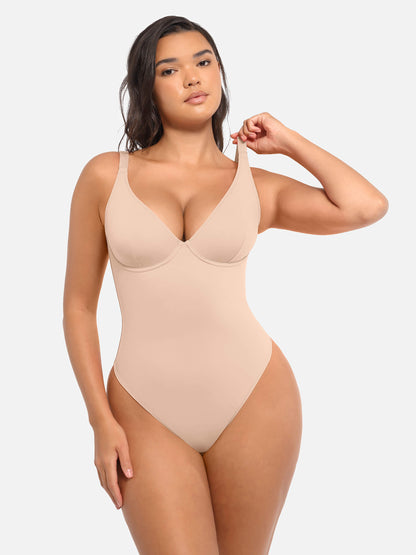 V-Plunge Support Bodysuit