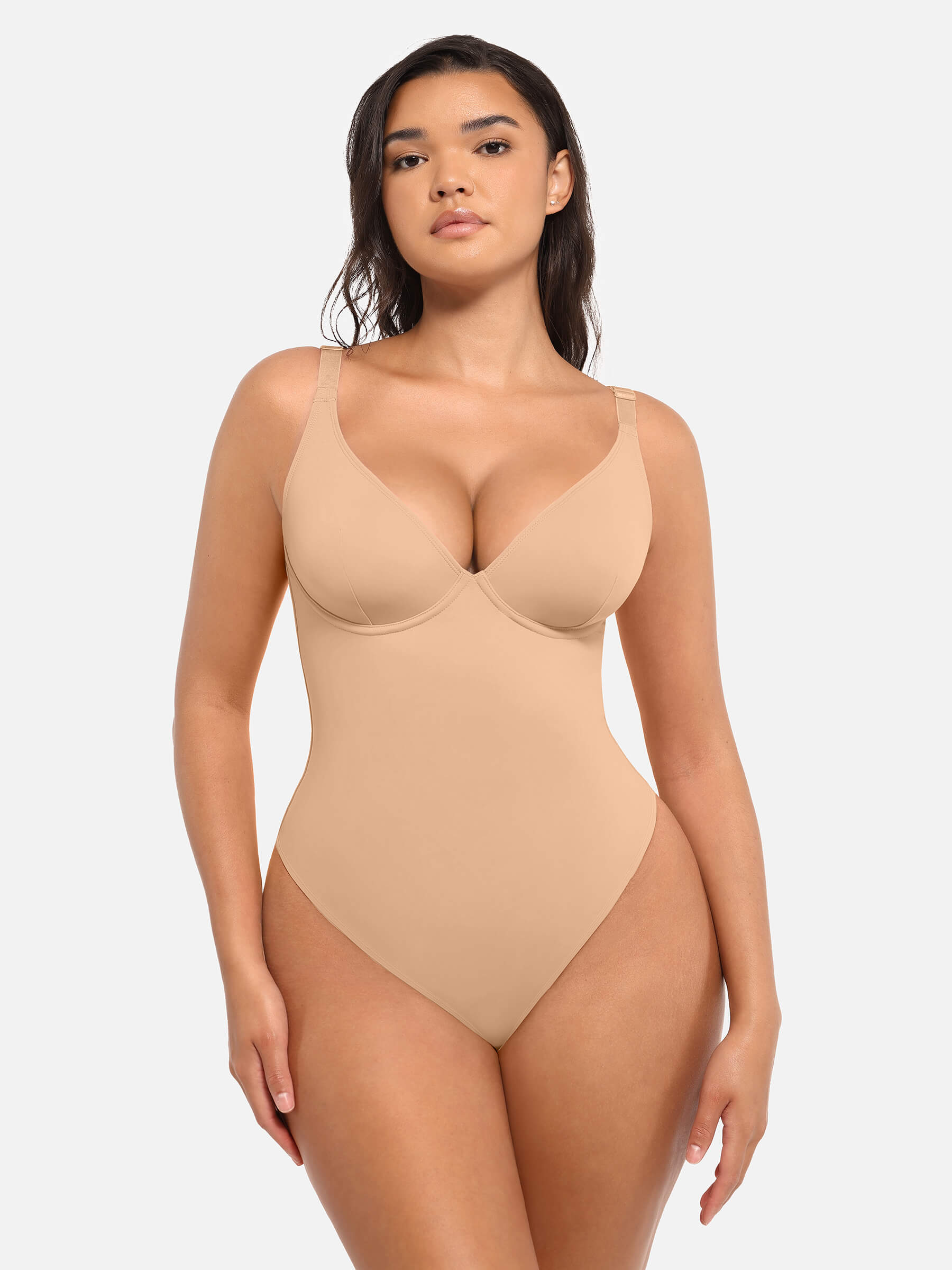 V-Plunge Support Bodysuit