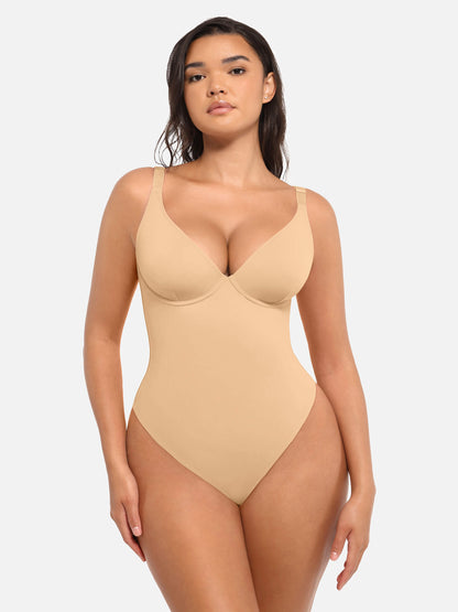 V-Plunge Support Bodysuit [BOGO]