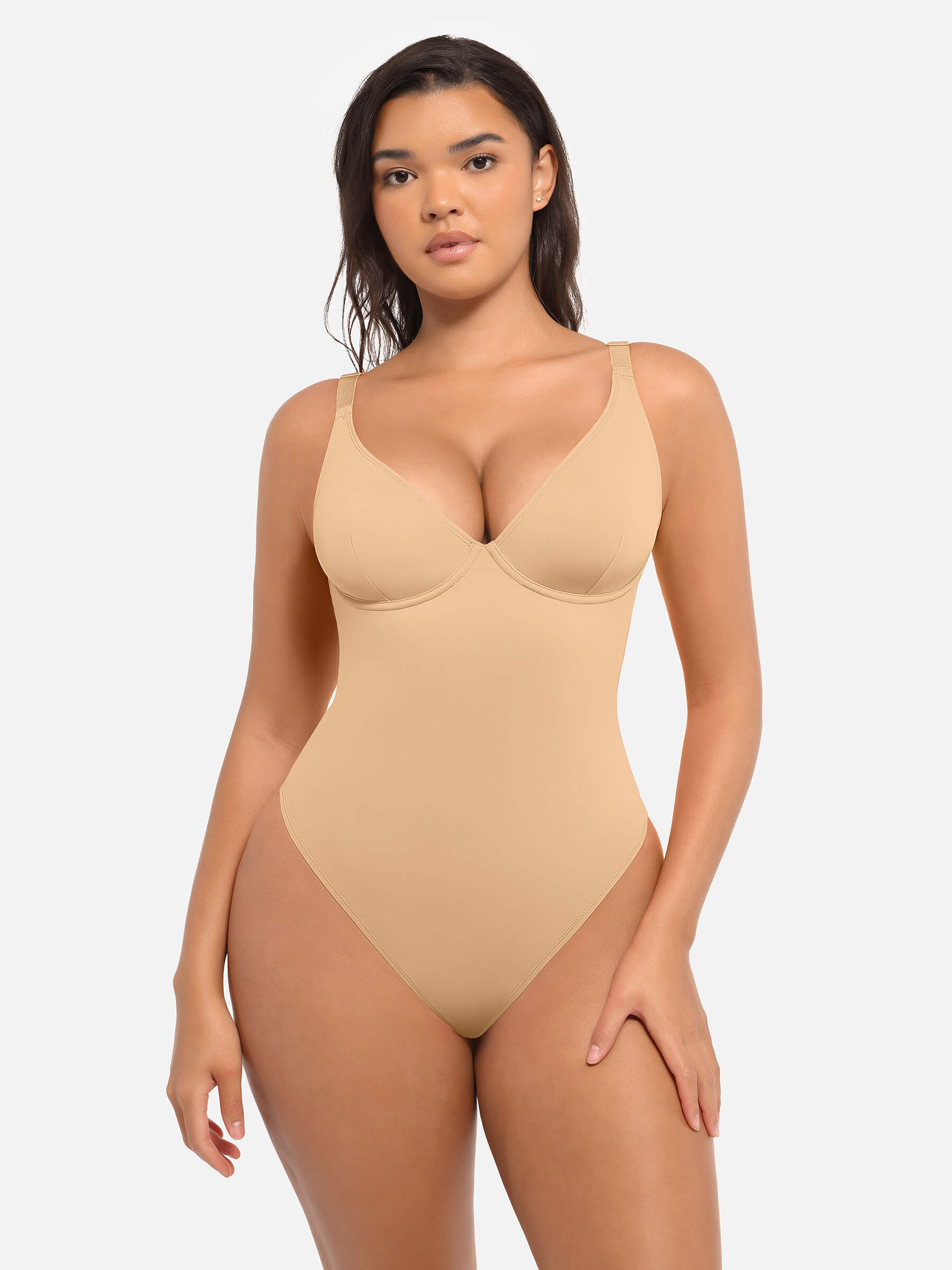 V-Plunge Support Bodysuit
