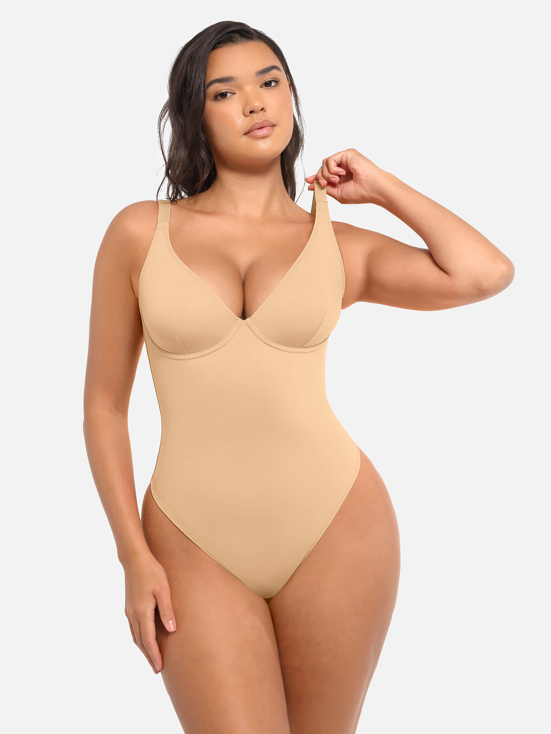 V-Plunge Support Bodysuit