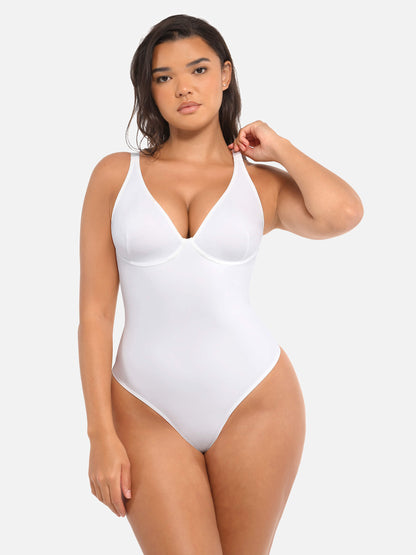V-Plunge Support Bodysuit [BOGO]