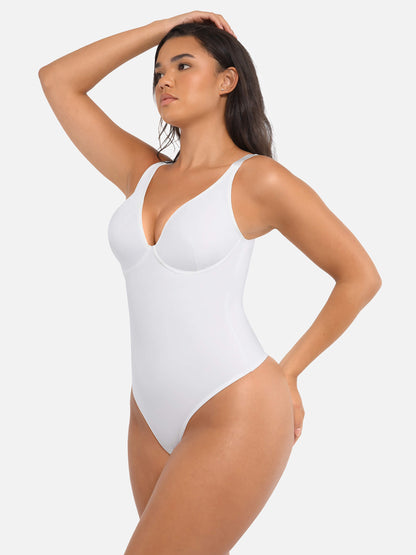V-Plunge Support Bodysuit [BOGO]