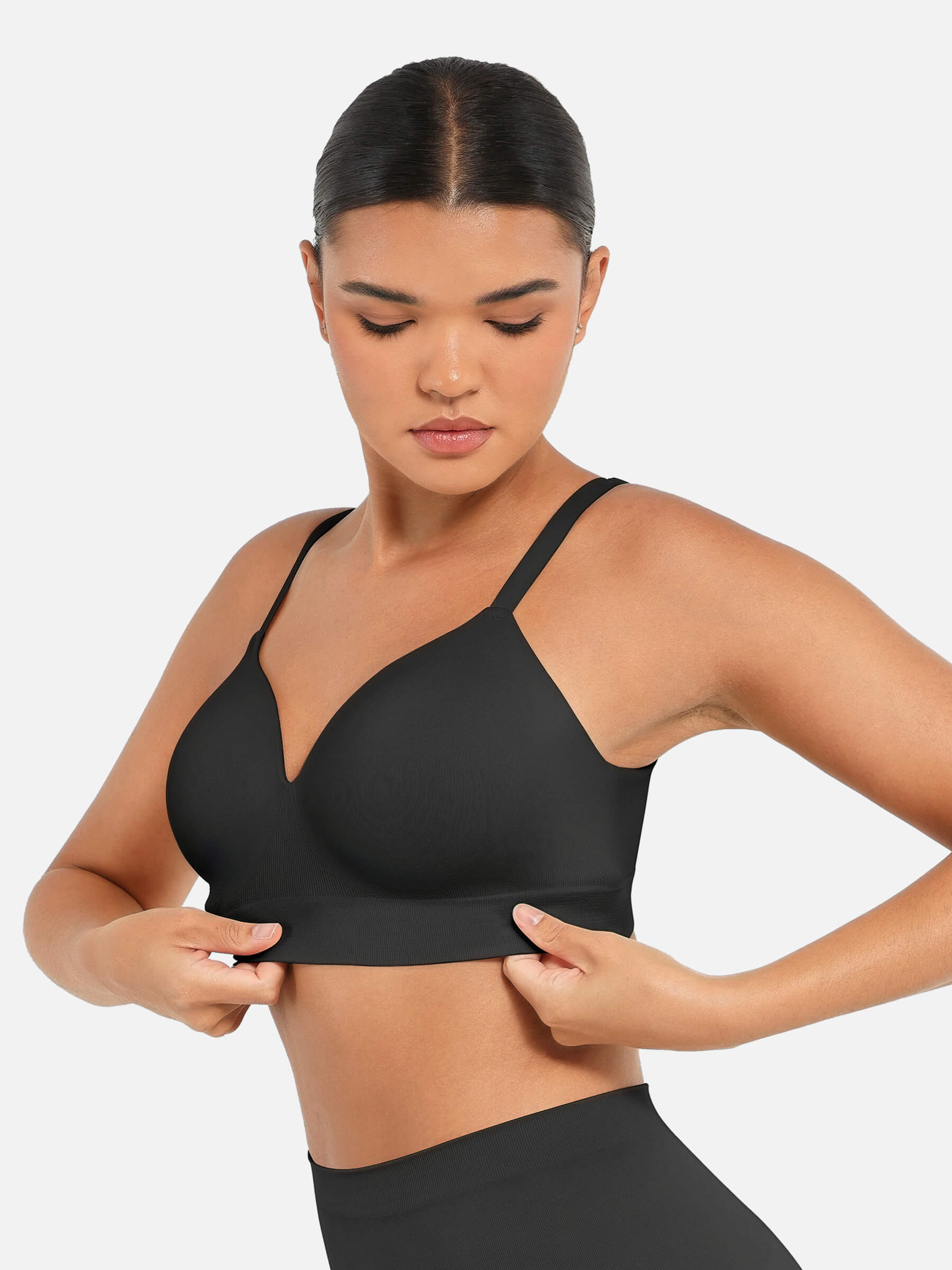 Full Coverage Wireless Bra + Push-Up Seamless Bra