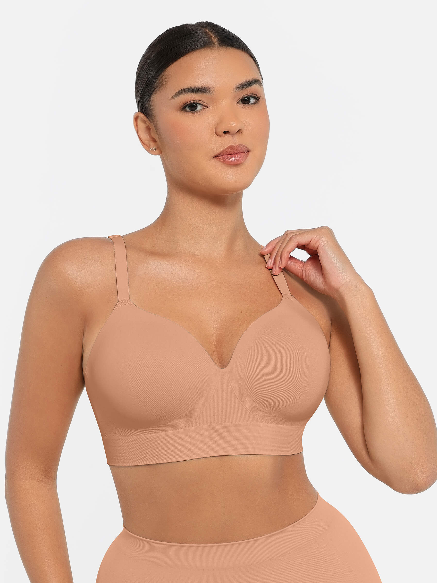 High-Waist Brief + Push-Up Seamless Bra