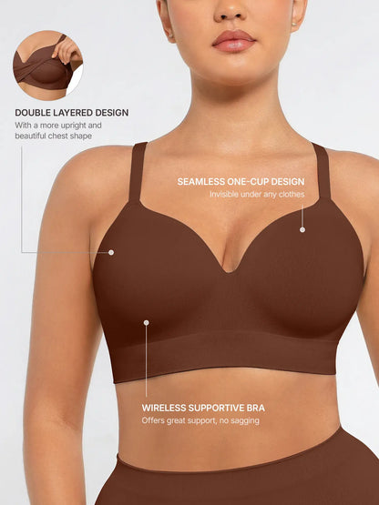 Wireless Push-Up Comfort Full Coverage Bra [BOGO]