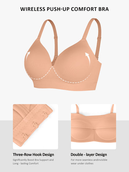 High-Waist Brief + Push-Up Seamless Bra