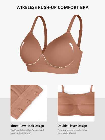 High-Waist Brief + Push-Up Seamless Bra