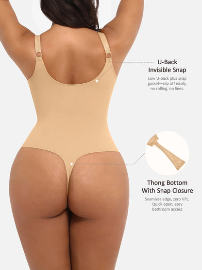 V-Plunge Support Bodysuit