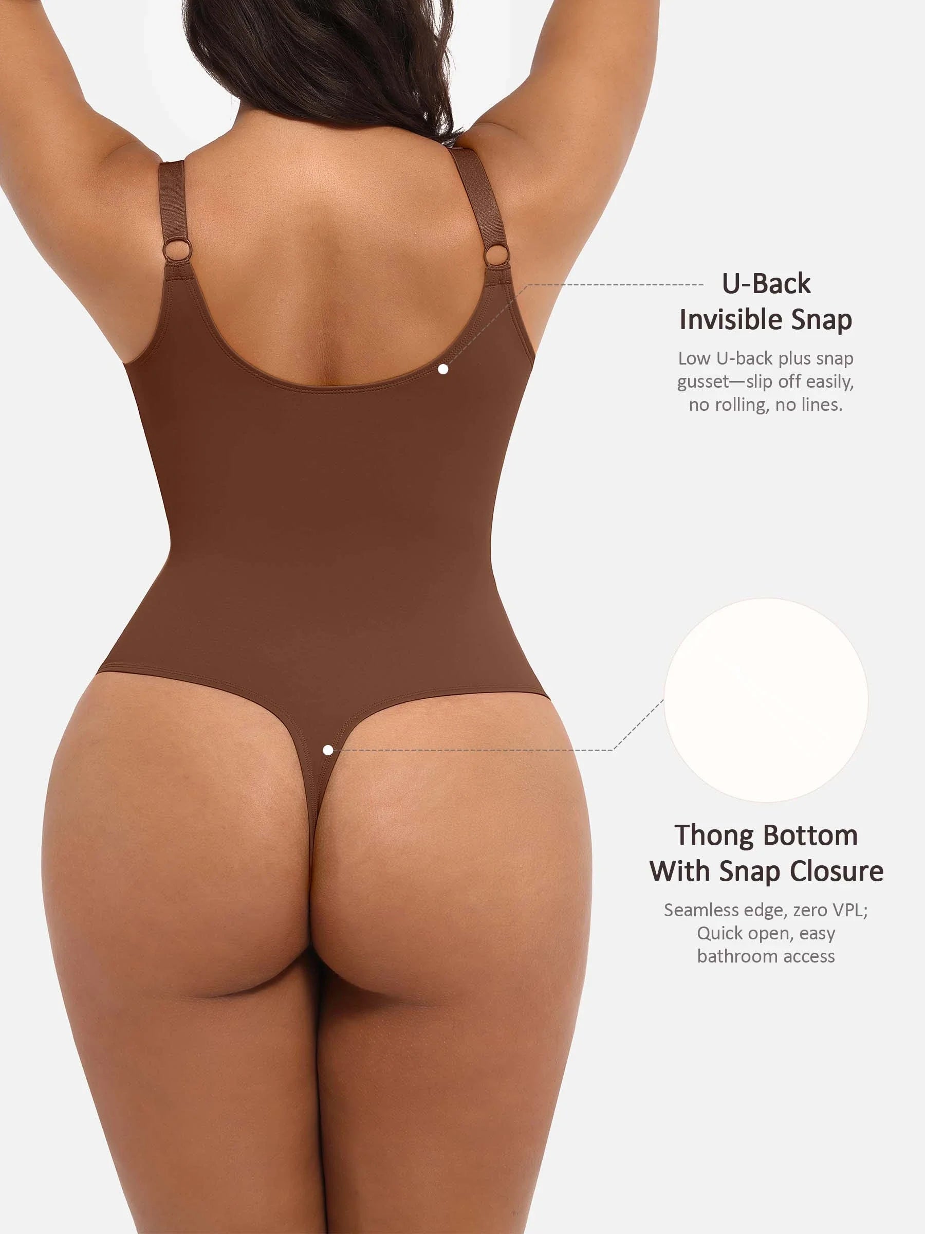 V-Plunge Support Bodysuit