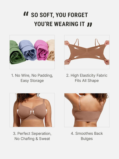 Smooth Seamless Comfort Wireless Bra