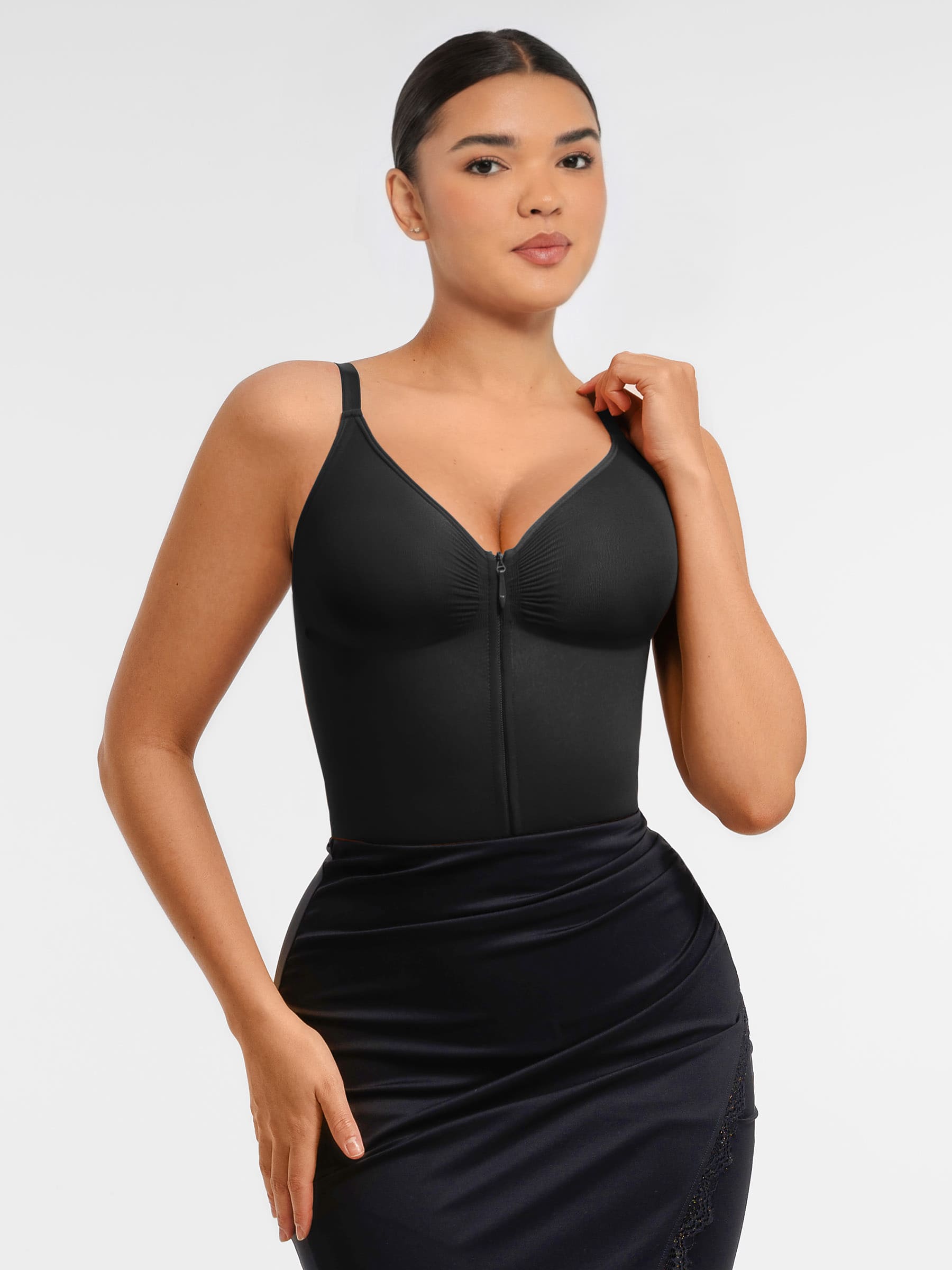 Tummy Control Seamless Zipper Bodysuit [BOGO]