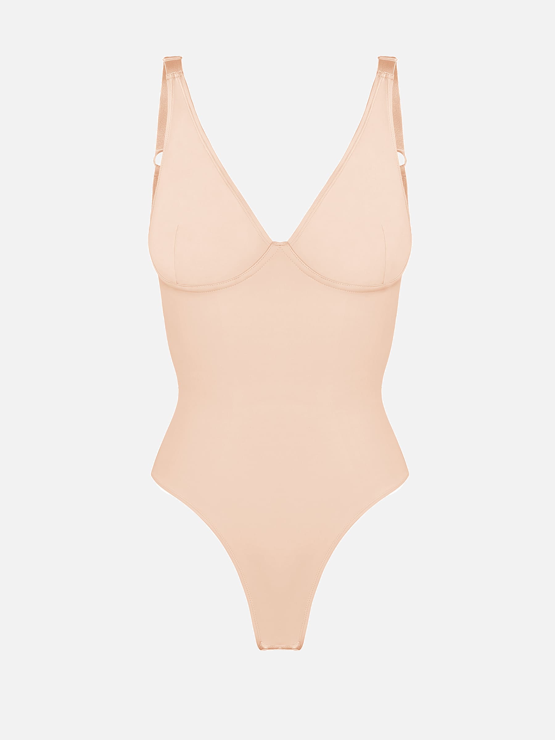 V-Plunge Tummy Control Stretch Bodysuit