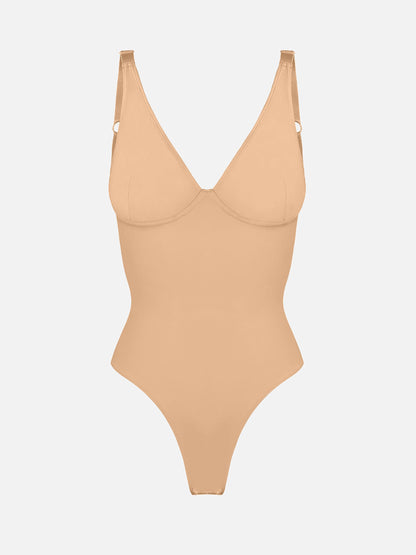 V-Plunge Support Bodysuit