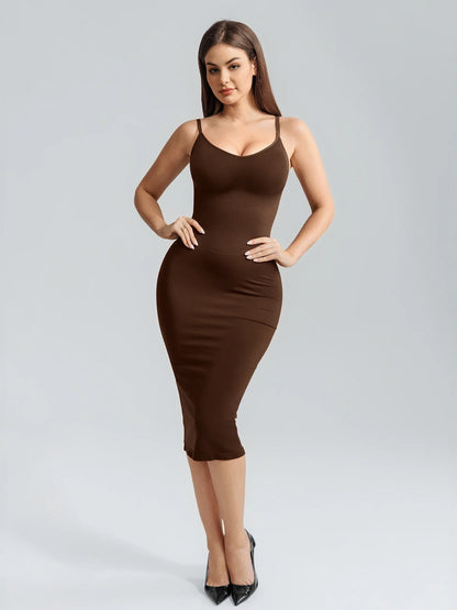 Smooth Dress & No-Show Shorts Set