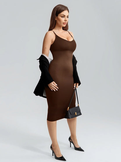 Smooth Dress & No-Show Shorts Set