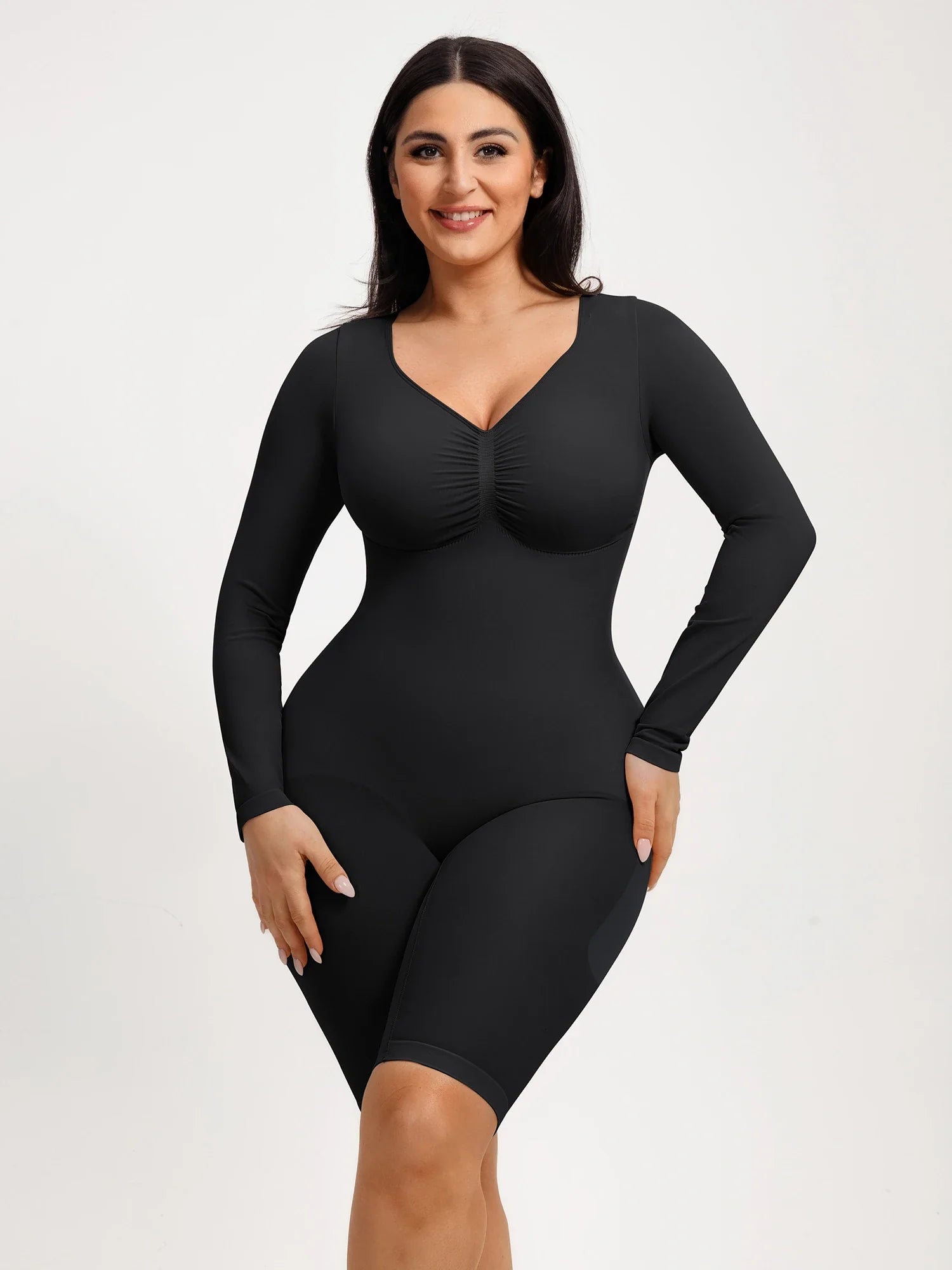 Seamless Firm Control Long Sleeve Everyday Bodysuit