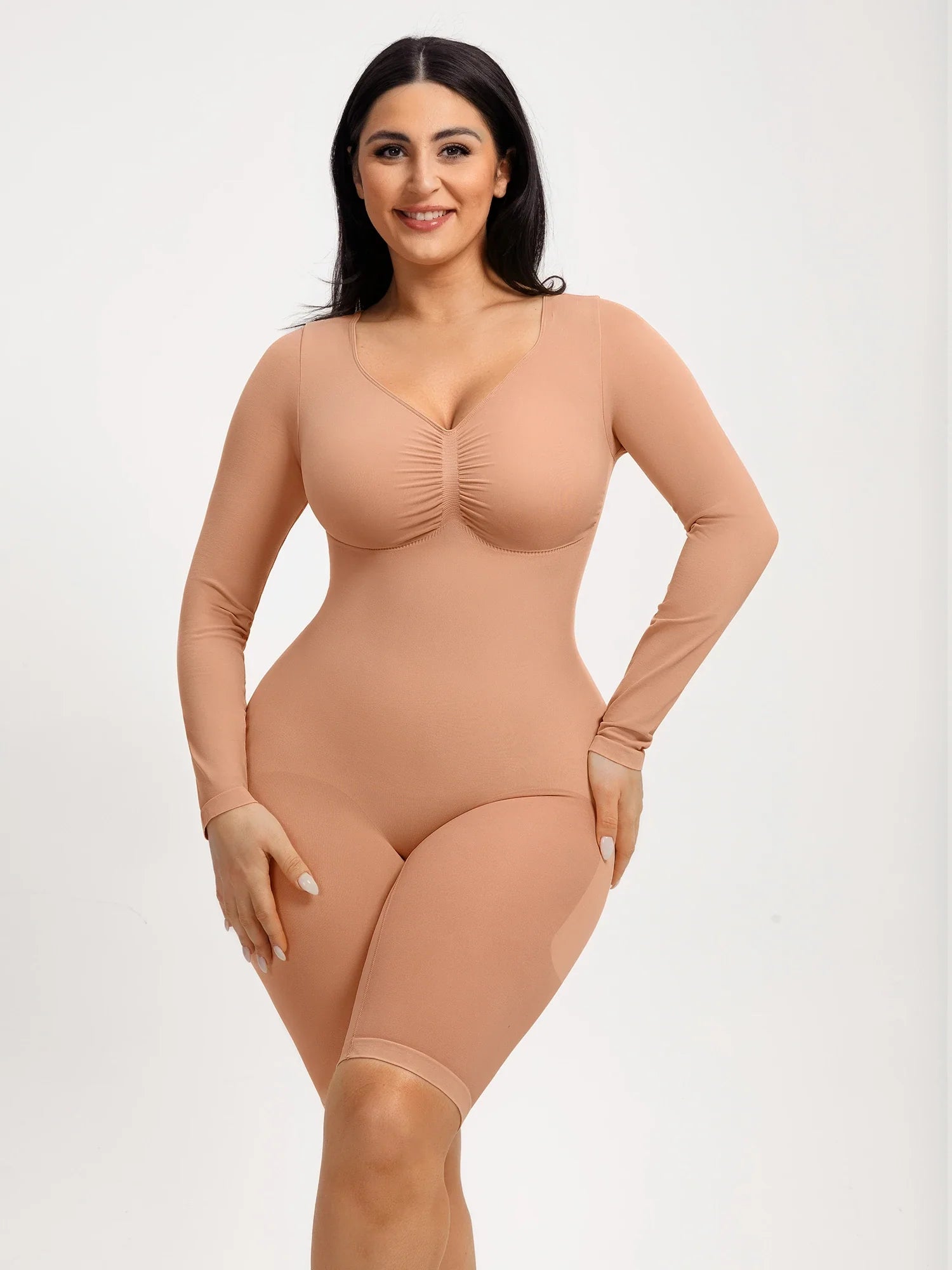 Seamless Firm Control Long Sleeve Everyday Bodysuit