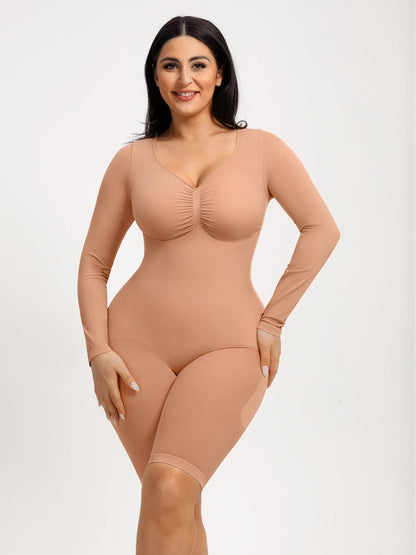 Seamless Firm Control Long Sleeve Everyday Bodysuit