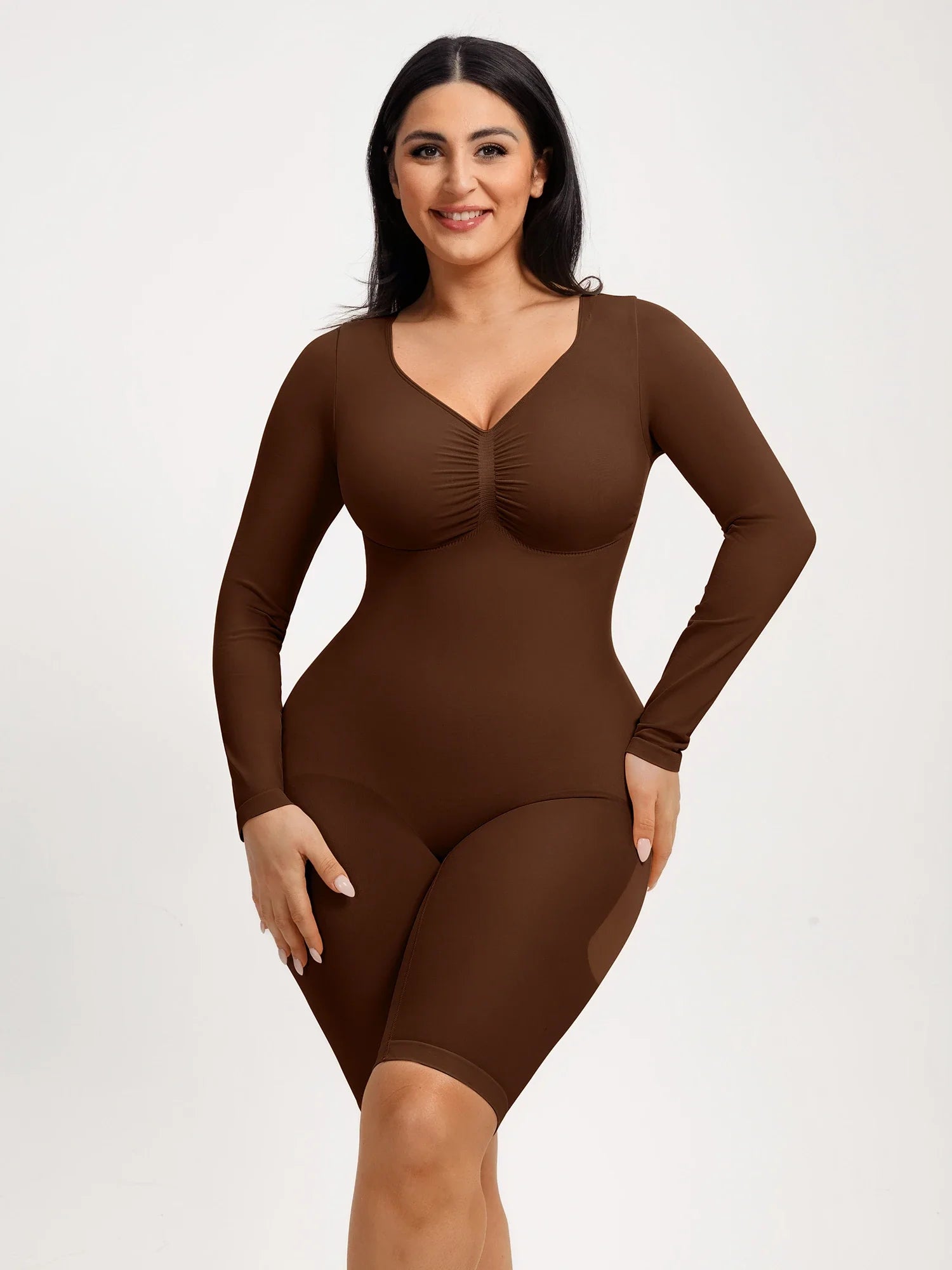 Seamless Firm Control Long Sleeve Everyday Bodysuit