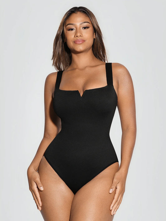 Square Neck Ultra-Stretch Sculpt Bodysuit