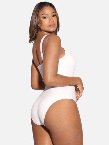 Square Neck Ultra-Stretch Sculpt Bodysuit