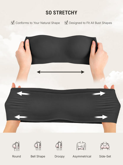 Butter-Soft Strapless Bandeau Bra [BOGO]