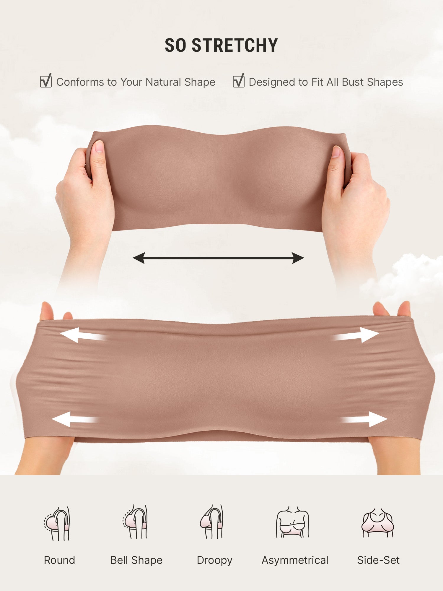 Butter-Soft Strapless Bandeau Bra [BOGO]