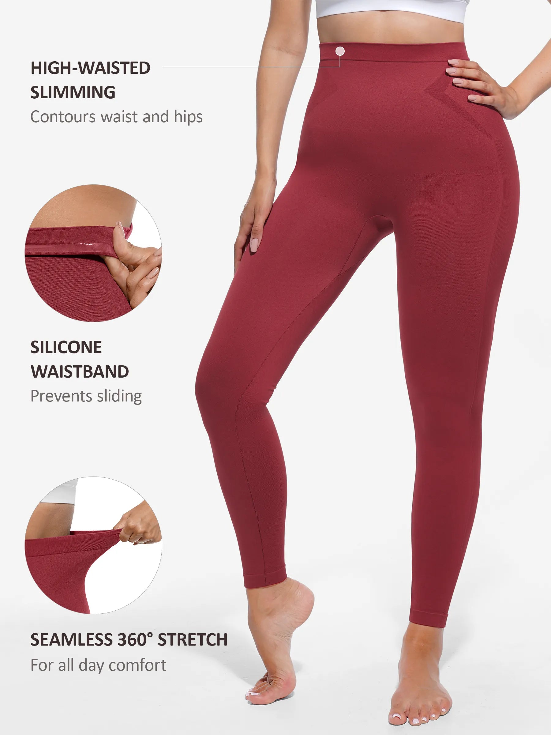 Seamless High-Waist Shaping Leggings [BOGO]