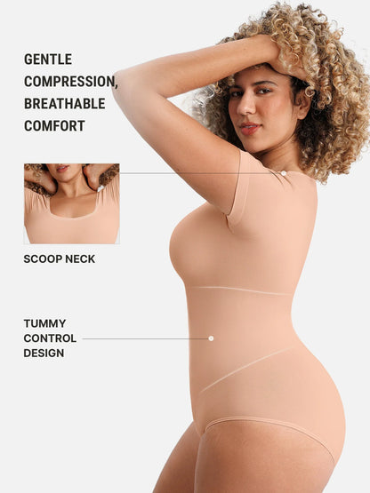 Scoop Neck Buttery Seamless Everyday Bodysuit