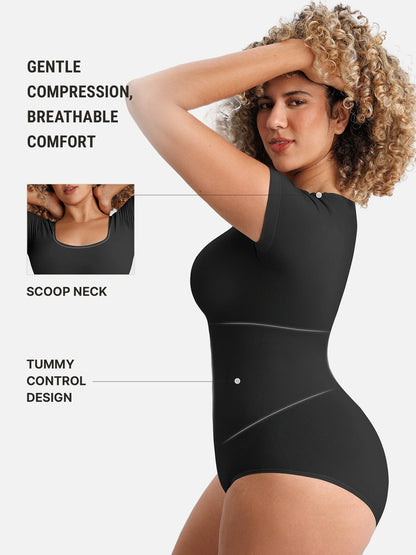 Scoop Neck Buttery Seamless Everyday Bodysuit