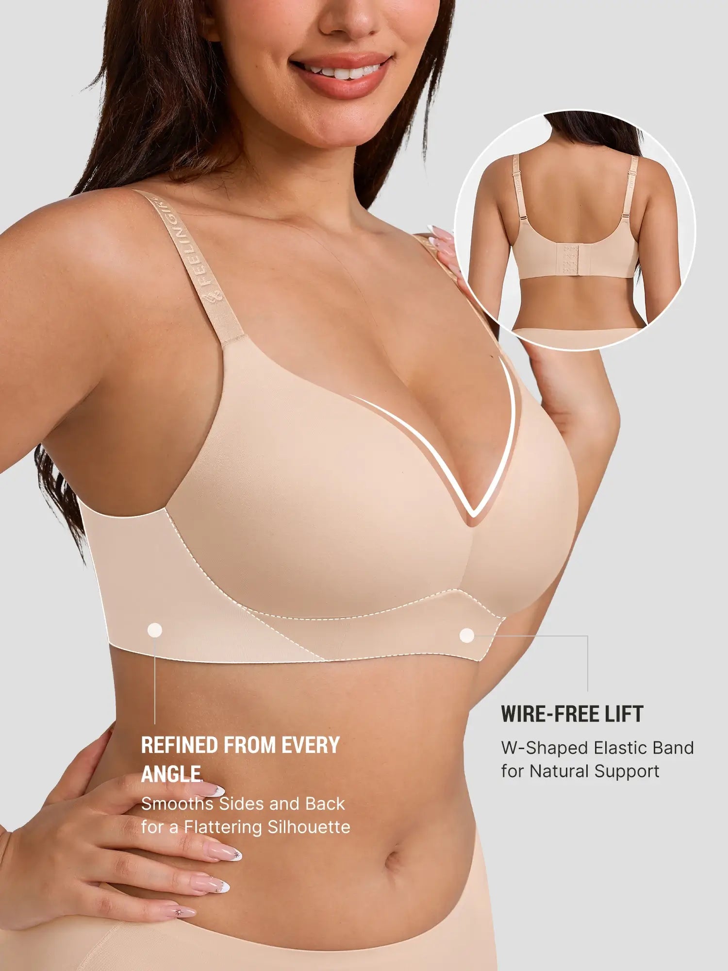 Lift Support Soft Wireless Bra [BOGO]