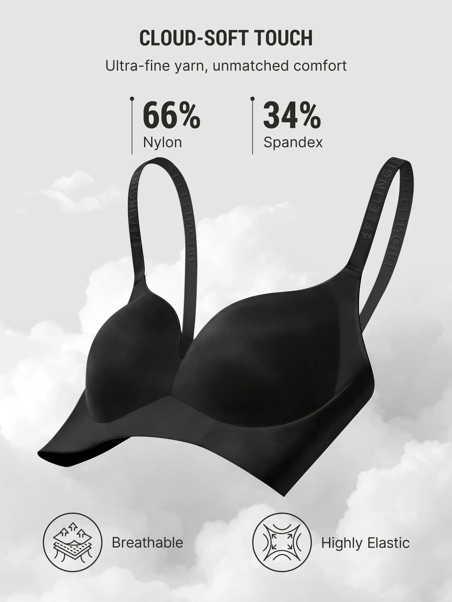 Lift Support Soft Wireless Bra [BOGO]